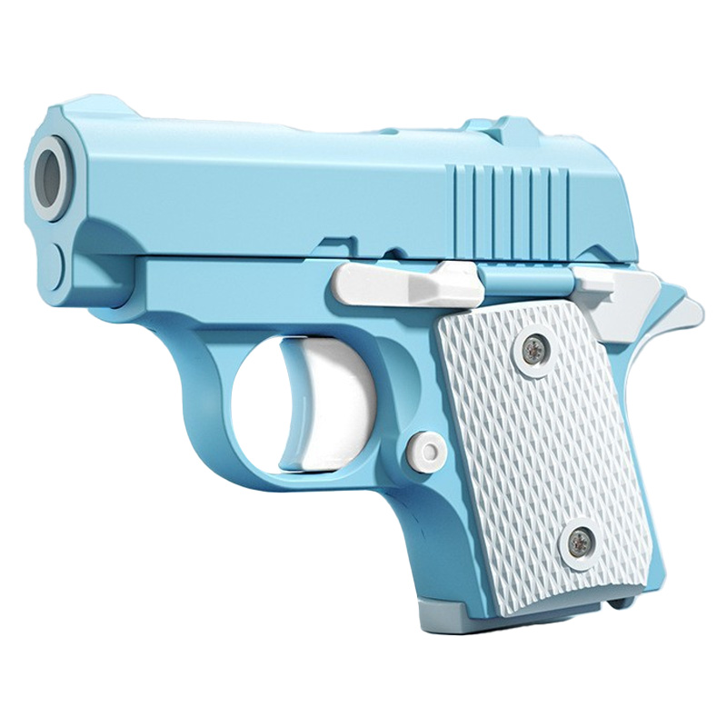 Детский игрушечный пистолет-антистресс (Blue / White)