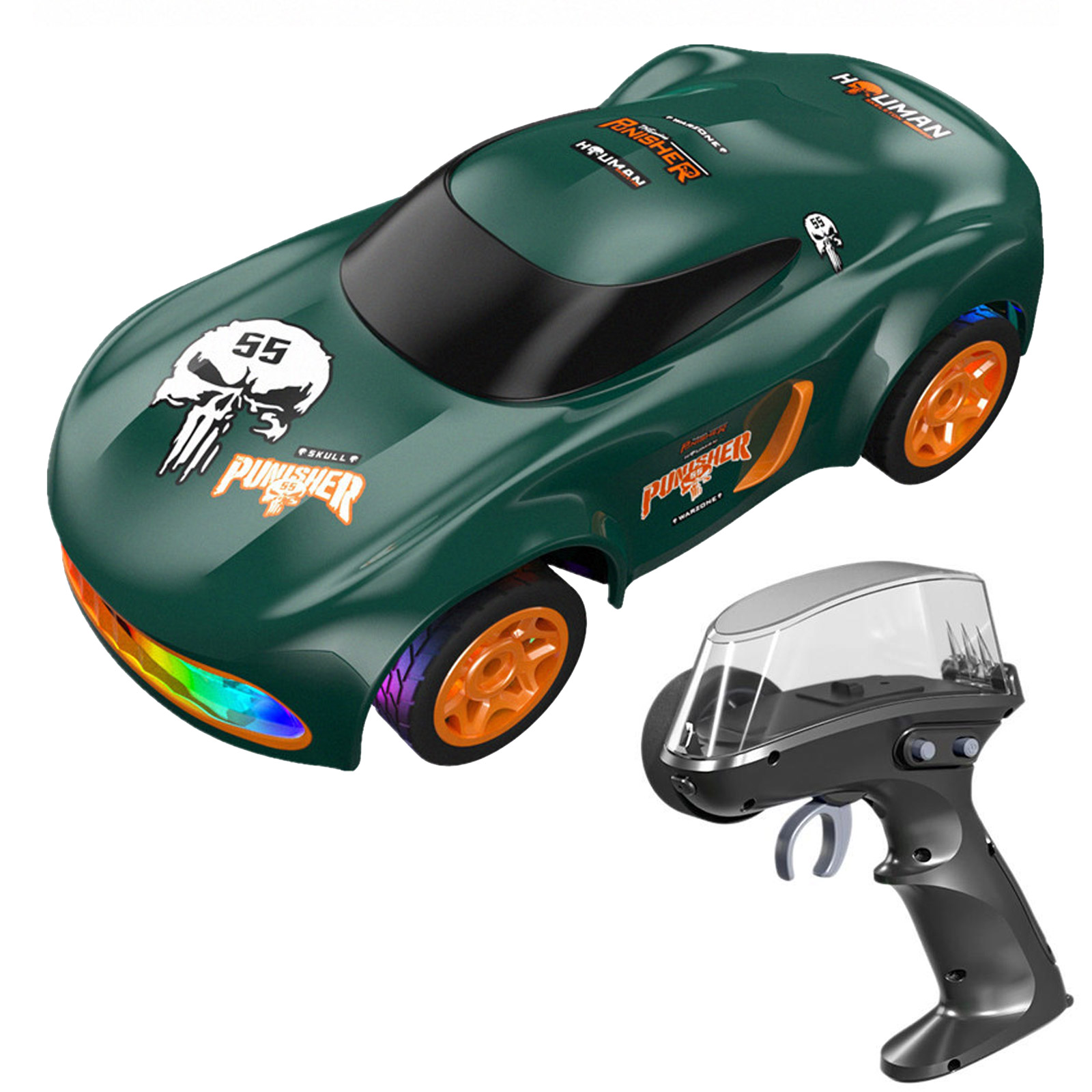 Дрифт-машина на радиоуправлении SHT K11 (1:64) Sports Car 2.4G (Green)