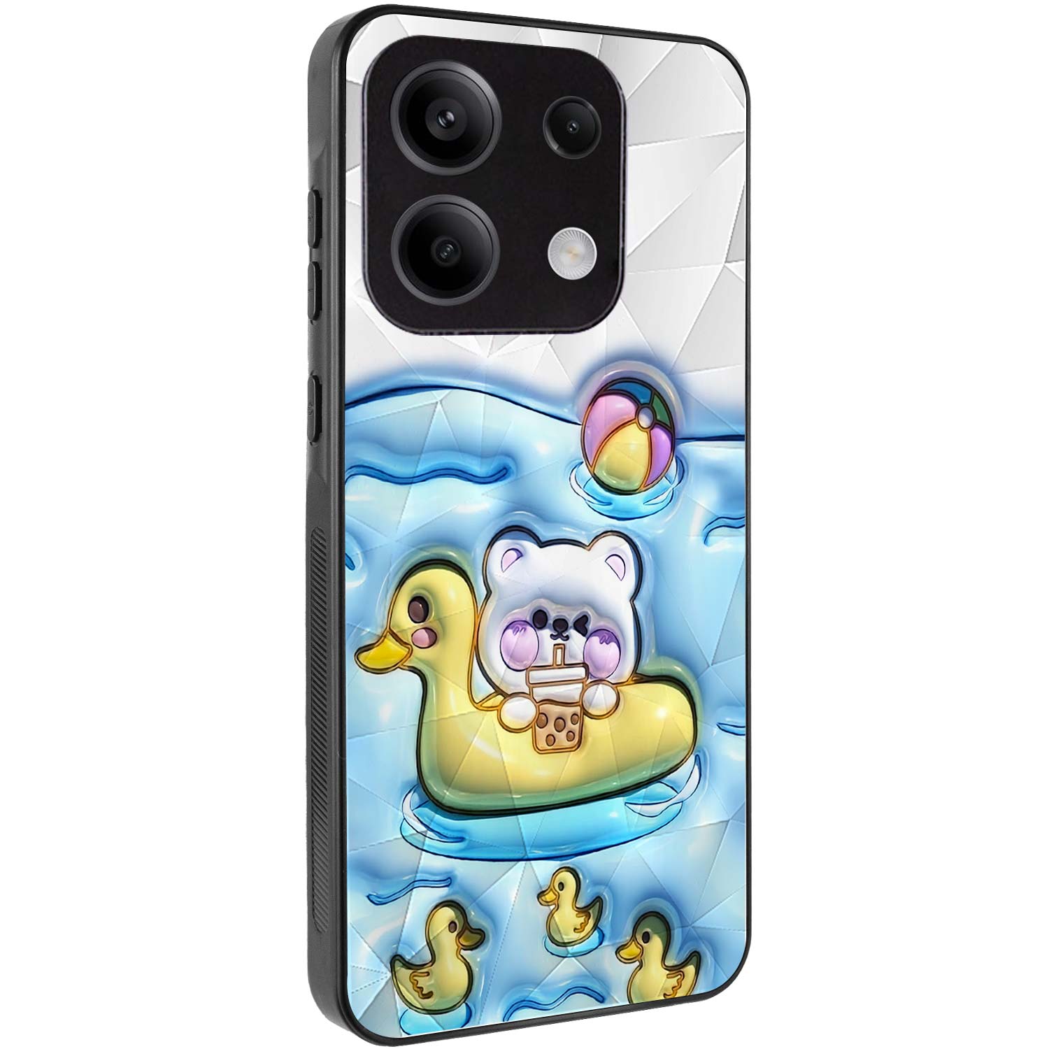 TPU+PC чохол Prisma Fluffie для Xiaomi Redmi Note 13 5G (Ducklings)