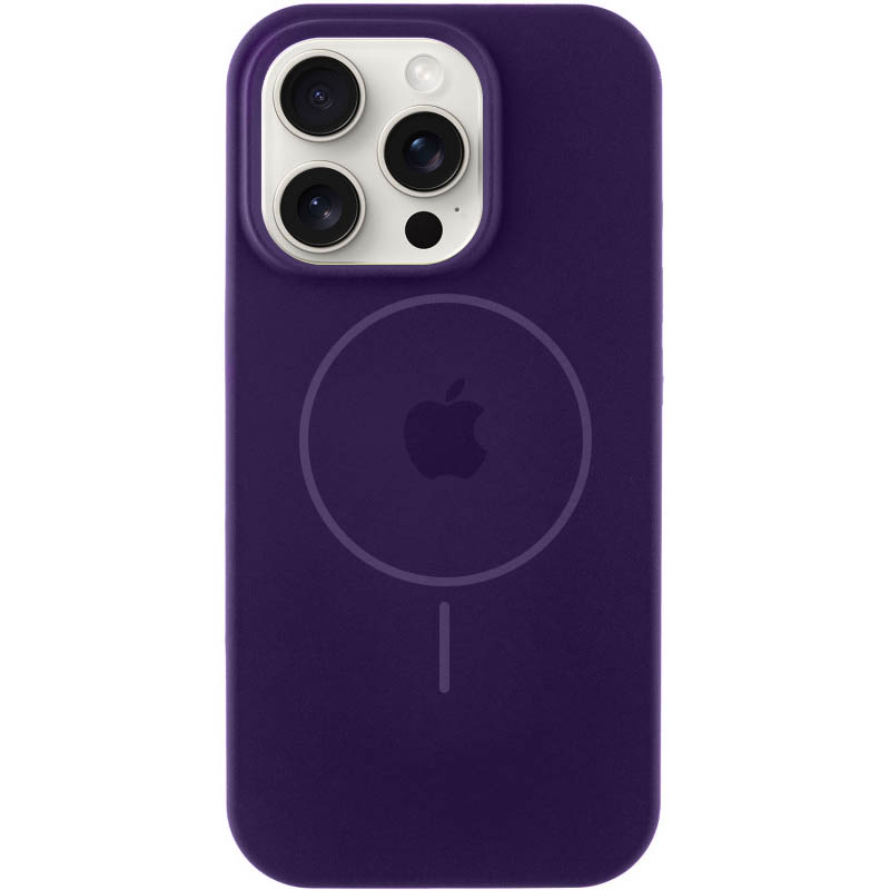 Чехол Silicone Case Full Protective (AA) with MagSafe для Apple iPhone 14 Pro (6.1") (Фиолетовый / Amethyst)