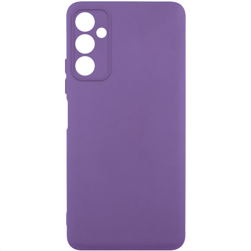 Чехол TPU GETMAN Liquid Silk Full Camera для Samsung Galaxy A34 5G (Фиолетовый / Amethyst)