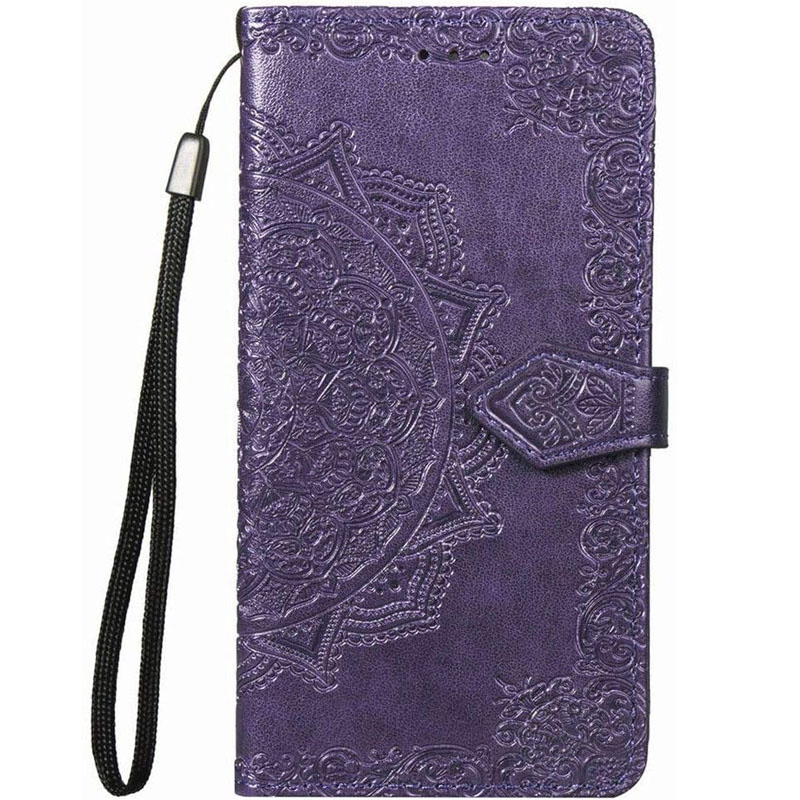 Кожаный чехол (книжка) Art Case с визитницей для Samsung J600F Galaxy J6 (2018) (Фиолетовый)
