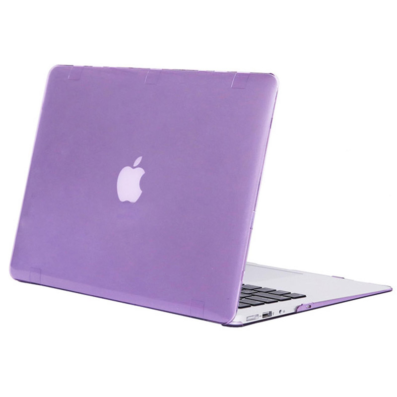 Чехол-накладка Matte Shell для Apple MacBook Pro touch bar 15 (2016/18) (A1707 / A1990) (Фиолетовый / Purple)