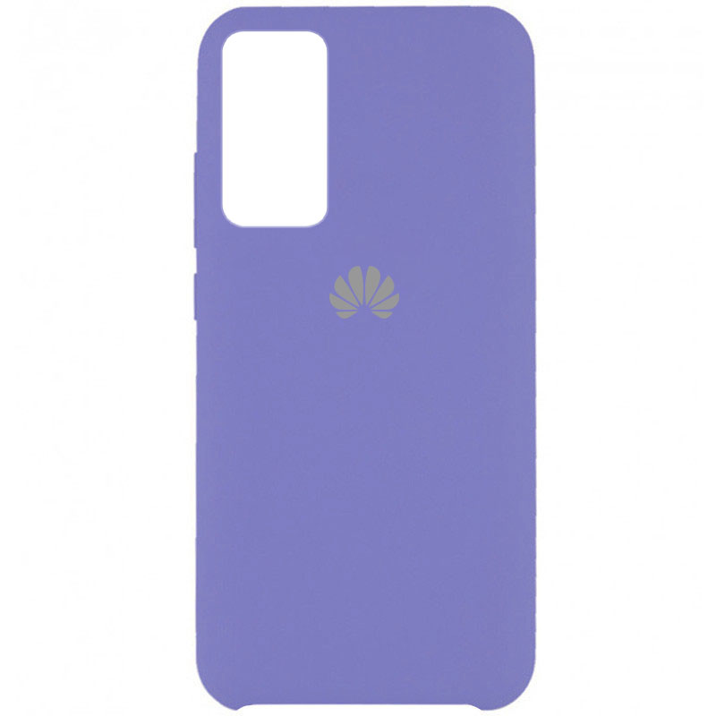 Чехол Silicone Cover (AAA) для Huawei P40 (Сиреневый / Elegant Purple)