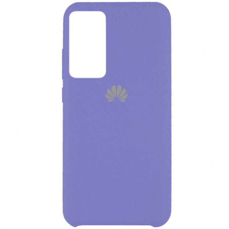 Чехол Silicone Cover (AAA) для Huawei P40 Pro (Сиреневый / Elegant Purple)