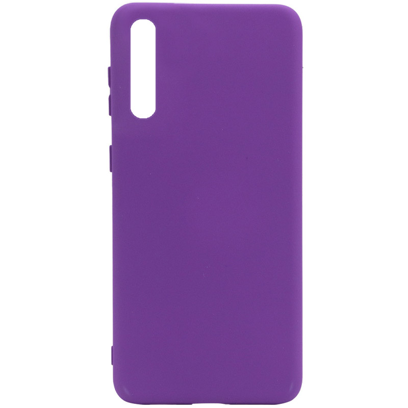 Чехол Silicone Cover Full without Logo (A) для Huawei P Smart S (Фиолетовый / Purple)