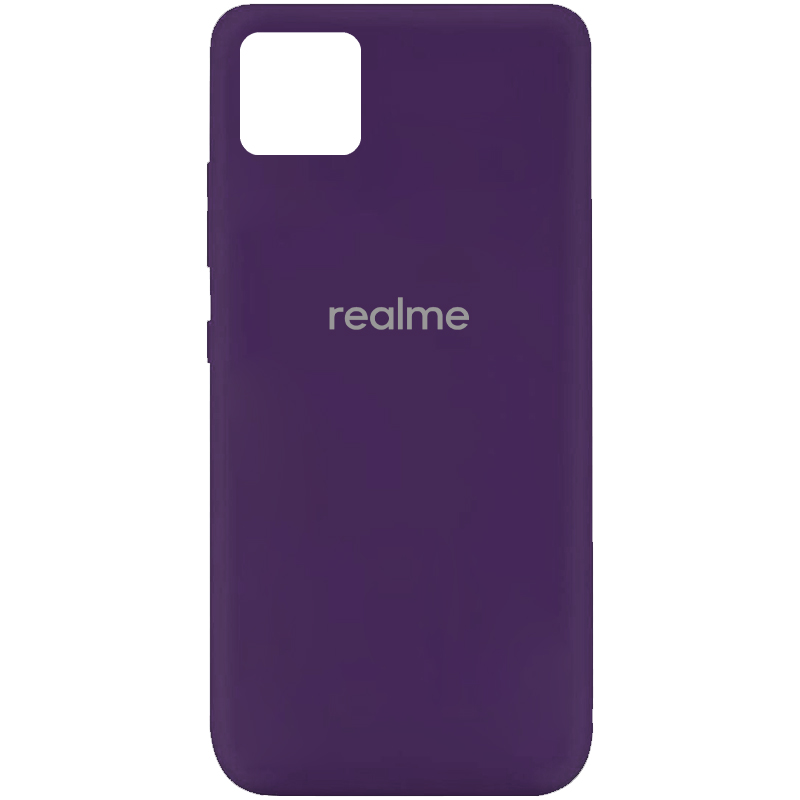Чехол Silicone Cover My Color Full Protective (A) для Realme C11 (Фиолетовый / Purple)