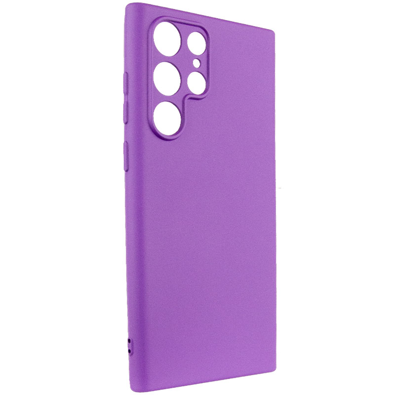 Чохол Silicone Cover Lakshmi Full Camera (AA) для Samsung Galaxy S24 Ultra (Фіолетовий / Purple)