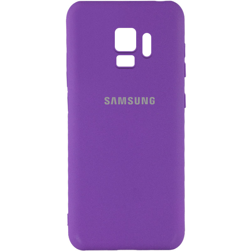 Чехол Silicone Cover My Color Full Camera (A) для Samsung Galaxy S9 (Фиолетовый / Purple)