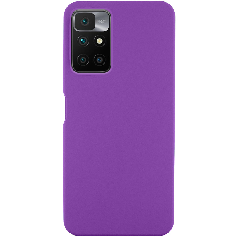 Чехол Silicone Cover Lakshmi (AA) для Xiaomi Redmi 10 (Фиолетовый / Purple)