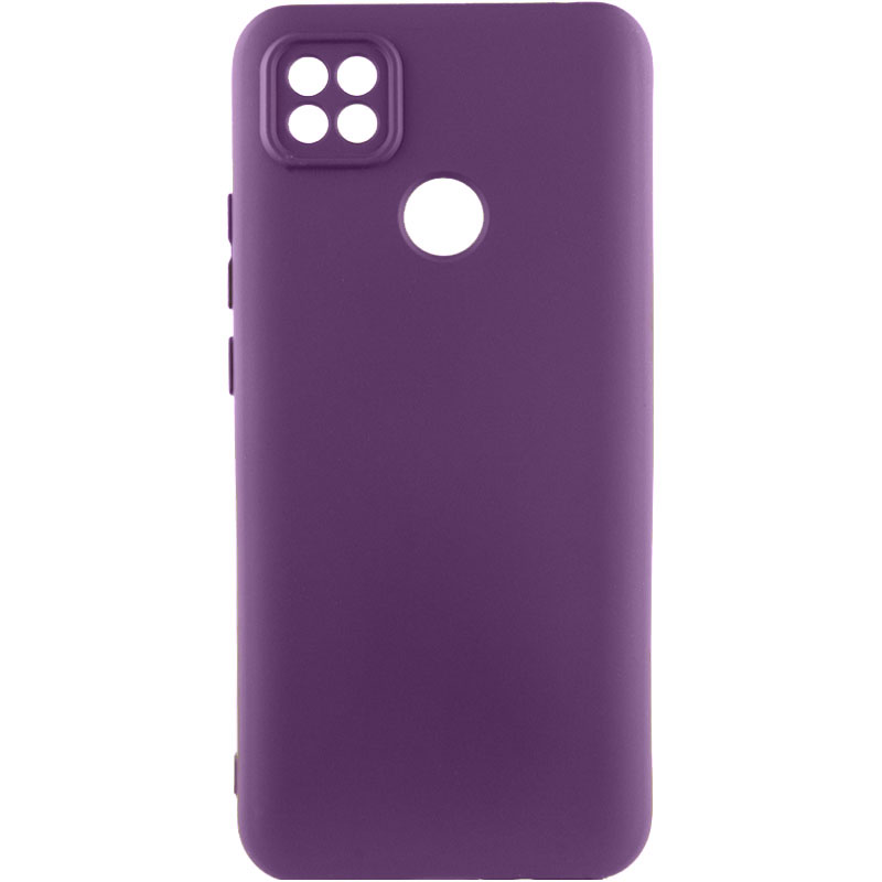 Чехол Silicone Cover Lakshmi Full Camera (AA) для Xiaomi Redmi 10A (Фиолетовый / Purple)