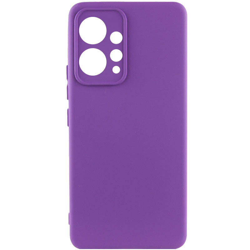 Чехол Silicone Cover Lakshmi Full Camera (AA) для Xiaomi Redmi 12 (Фиолетовый / Purple)