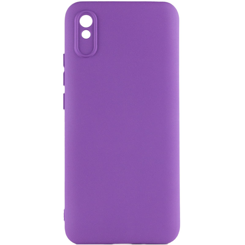 Чохол Silicone Cover Lakshmi Full Camera (AA) для Xiaomi Redmi 9A (Фіолетовий / Purple)