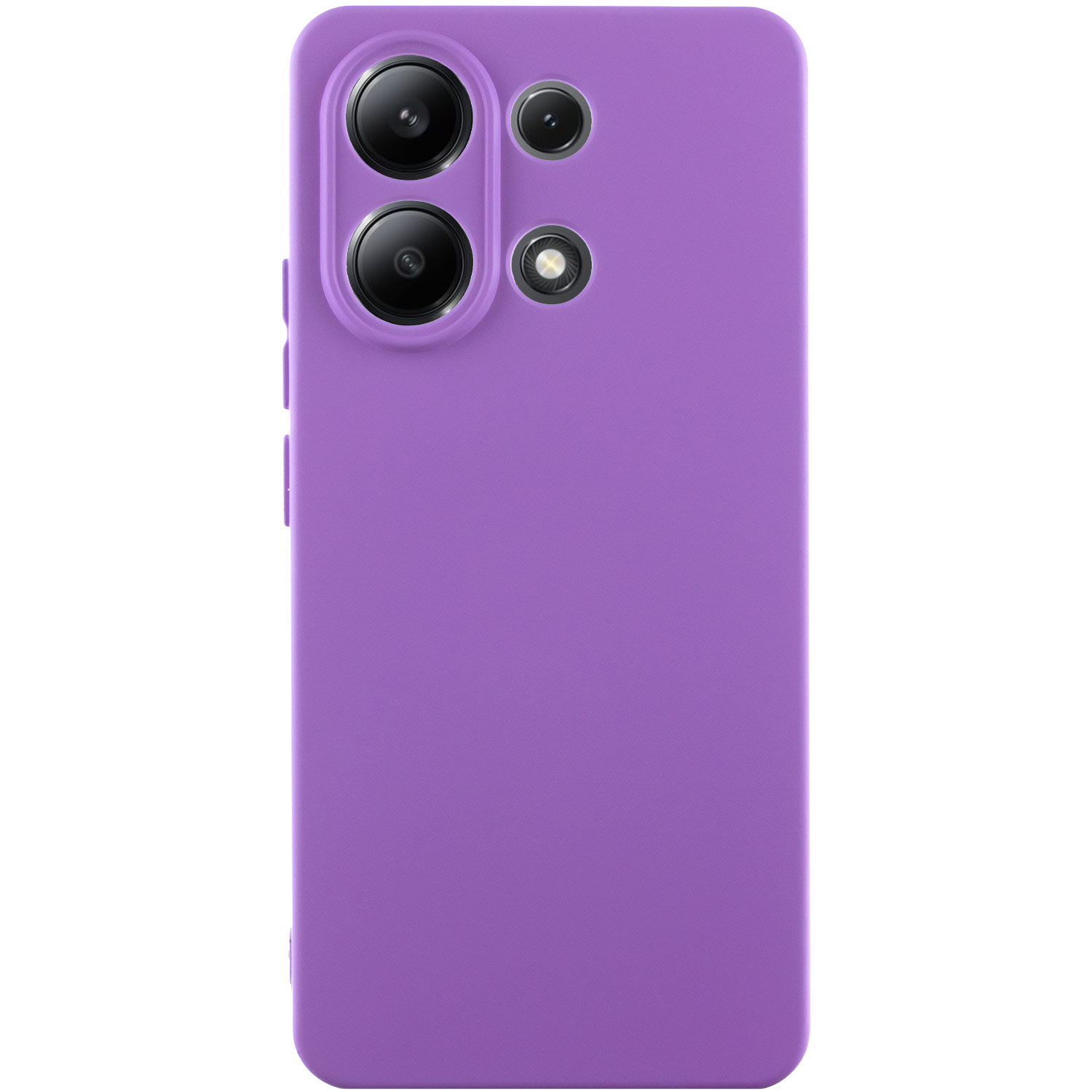 Чехол Silicone Cover Lakshmi Full Camera (AA) для Xiaomi Redmi Note 13 5G (Фиолетовый / Purple)