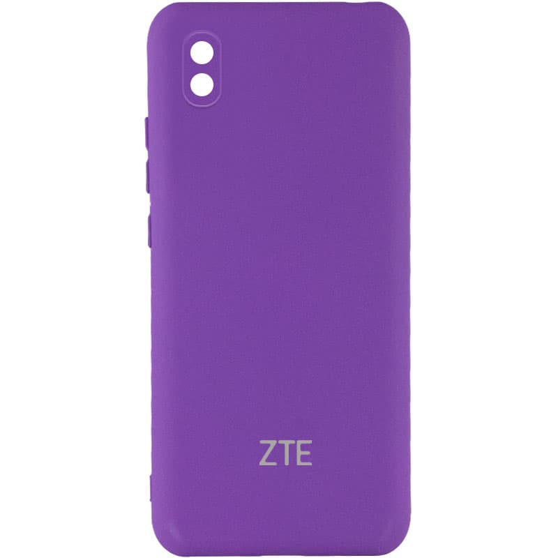 Чехол Silicone Cover My Color Full Camera (A) для ZTE Blade A3 (2020) (Фиолетовый / Purple)