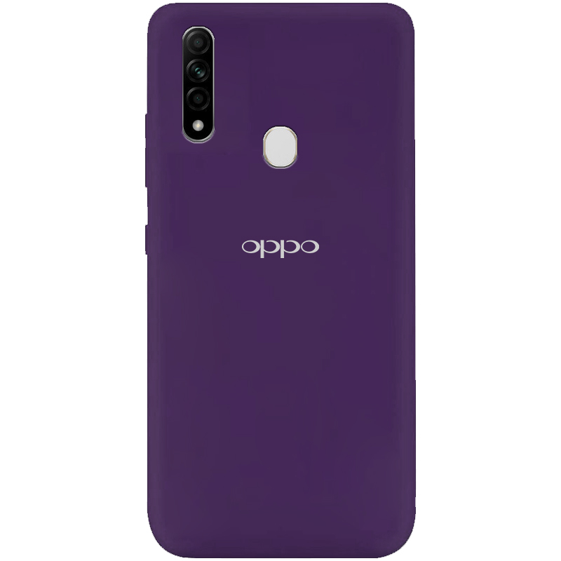 Чехол Silicone Cover My Color Full Protective (A) для Oppo A31 (Фиолетовый / Purple)