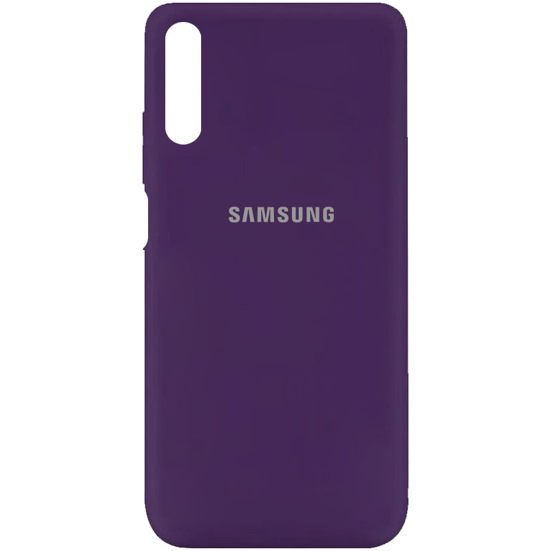 Чехол Silicone Cover My Color Full Protective (A) для Samsung A750 Galaxy A7 (2018) (Фиолетовый / Purple)
