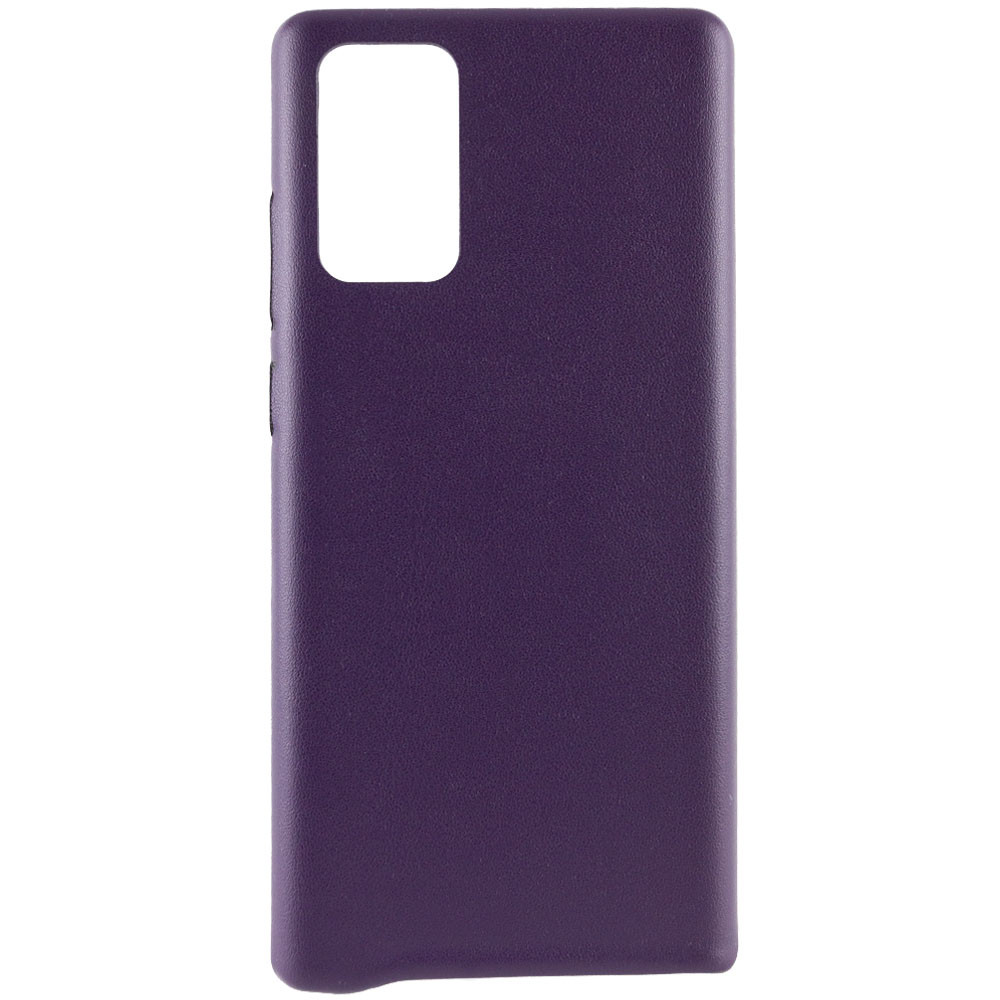Кожаный чехол AHIMSA PU Leather Case (A) для Samsung Galaxy Note 20 (Фиолетовый)