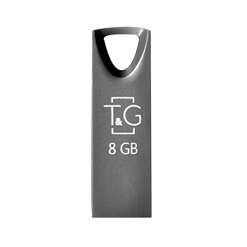 Флеш-драйв USB Flash Drive T&G 117 Metal Series 8GB (Чорний)