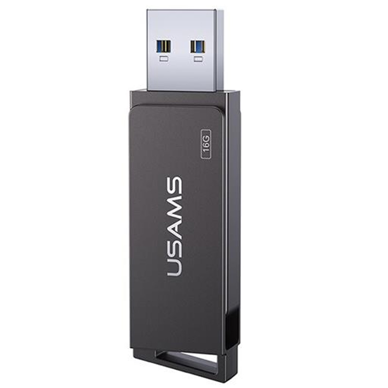 Флеш накопитель USAMS US-ZB194 USB3.0 Rotatable High Speed Flash Drive 16 Gb (Iron-grey)