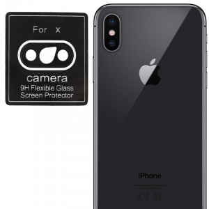 Гнучке захисне скло 0.18mm на камеру (тех.пак) для Apple iPhone X (5.8