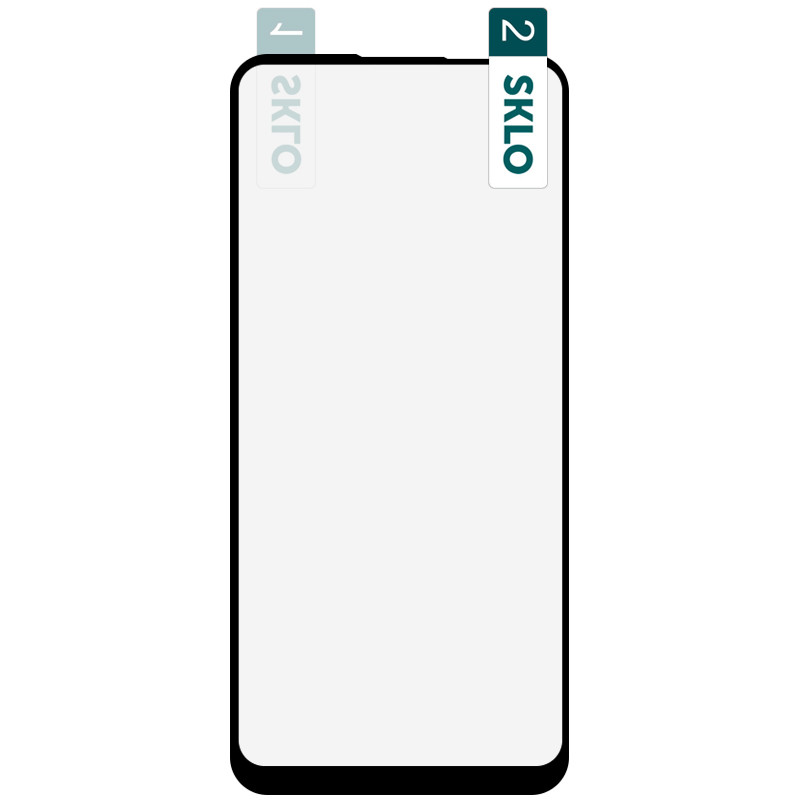 Гибкое защитное стекло SKLO Nano (тех.пак) для Samsung Galaxy A11 (Черный)