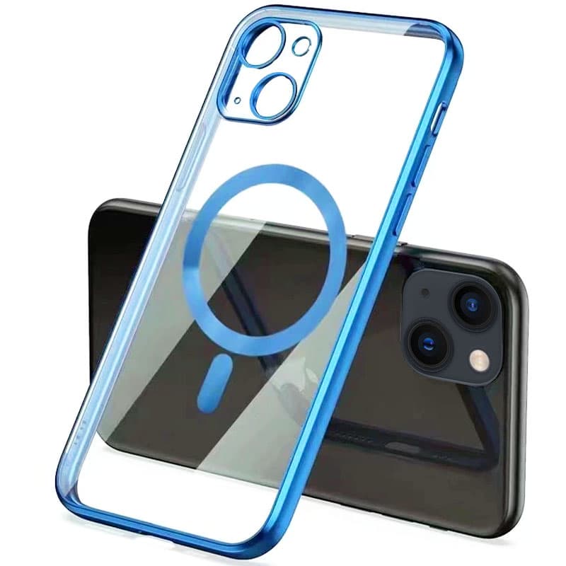 TPU чехол Glossy Plating with Magnetic Safe для Apple iPhone 13 mini (5.4