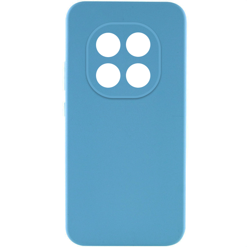 Чохол TPU GETMAN Liquid Silk Full Camera для Xiaomi Redmi Note 14 Pro 5G (Блакитний / Blue)