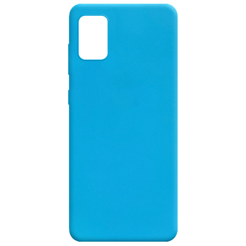 Силіконовий чохол Candy для Samsung Galaxy A31 (Блакитний)