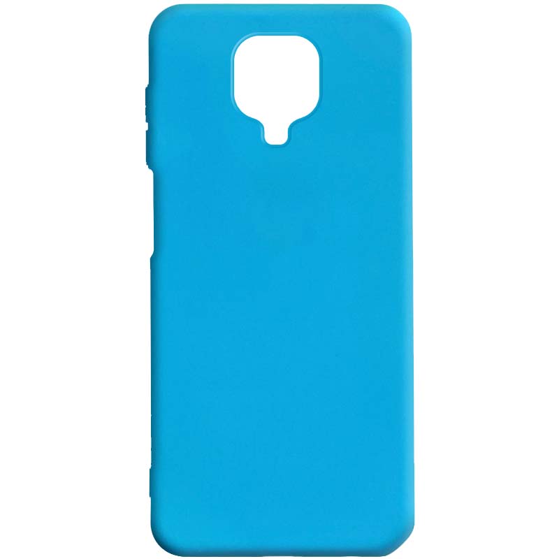Силіконовий чохол Candy для Xiaomi Redmi Note 9s (Блакитний)