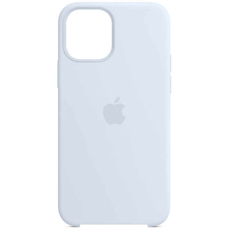 Чехол Silicone Case (AA) для Apple iPhone 12 Pro Max (6.7") (Голубой / Cloud Blue)