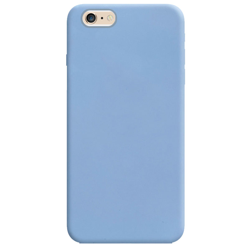 Силиконовый чехол Candy для Apple iPhone 6/6s plus (5.5") (Голубой / Lilac Blue)