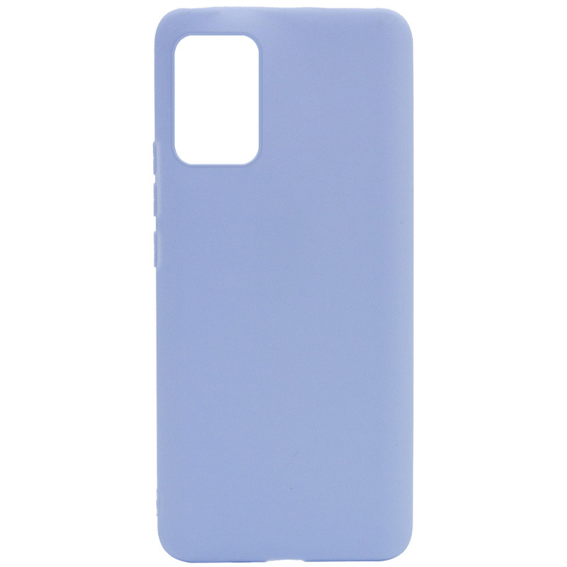 Силиконовый чехол Candy для Samsung Galaxy A72 4G / A72 5G (Голубой / Lilac Blue)