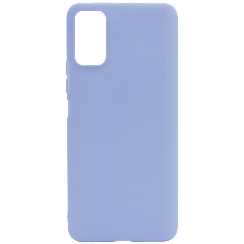 Силиконовый чехол Candy для Samsung Galaxy M52 (Голубой / Lilac Blue)