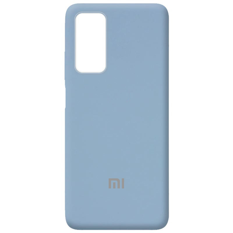 Чехол Silicone Cover Full Protective (AA) для Xiaomi Mi 10T Pro (Голубой / Lilac Blue)