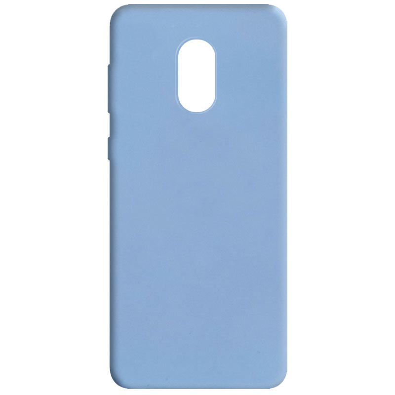 Силиконовый чехол Candy для Xiaomi Redmi Note 4X / Note 4 (SD) (Голубой / Lilac Blue)
