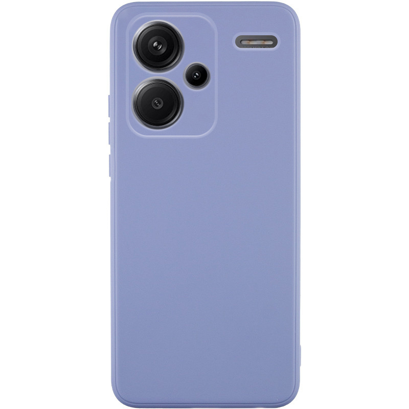 Силиконовый чехол Candy Full Camera для Xiaomi Redmi Note 13 Pro+ (Голубой / Mist blue)