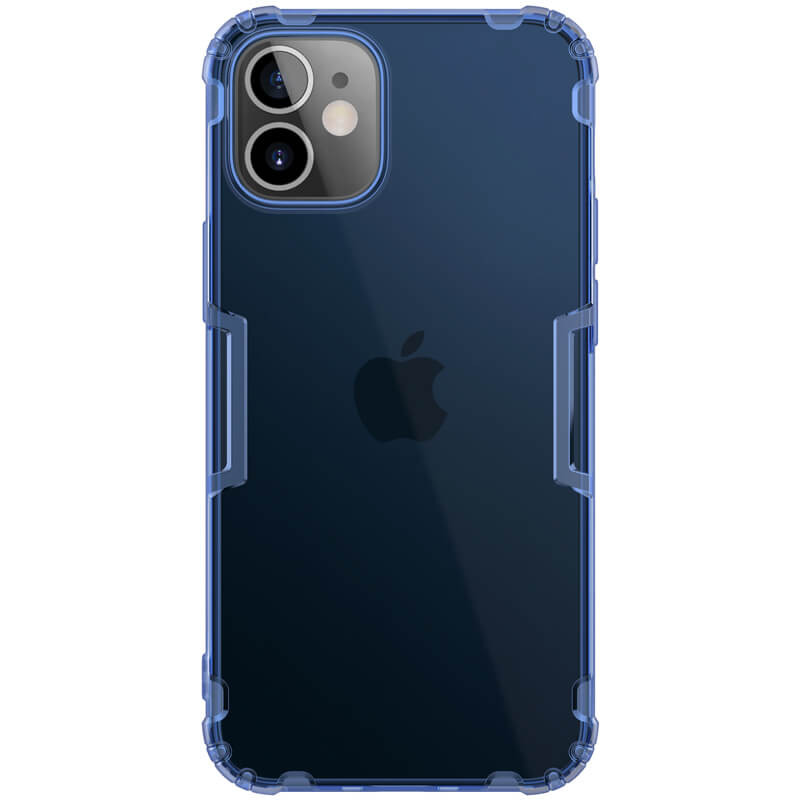 TPU чехол Nillkin Nature Series для Apple iPhone 12 mini (5.4") (Синий (прозрачный))