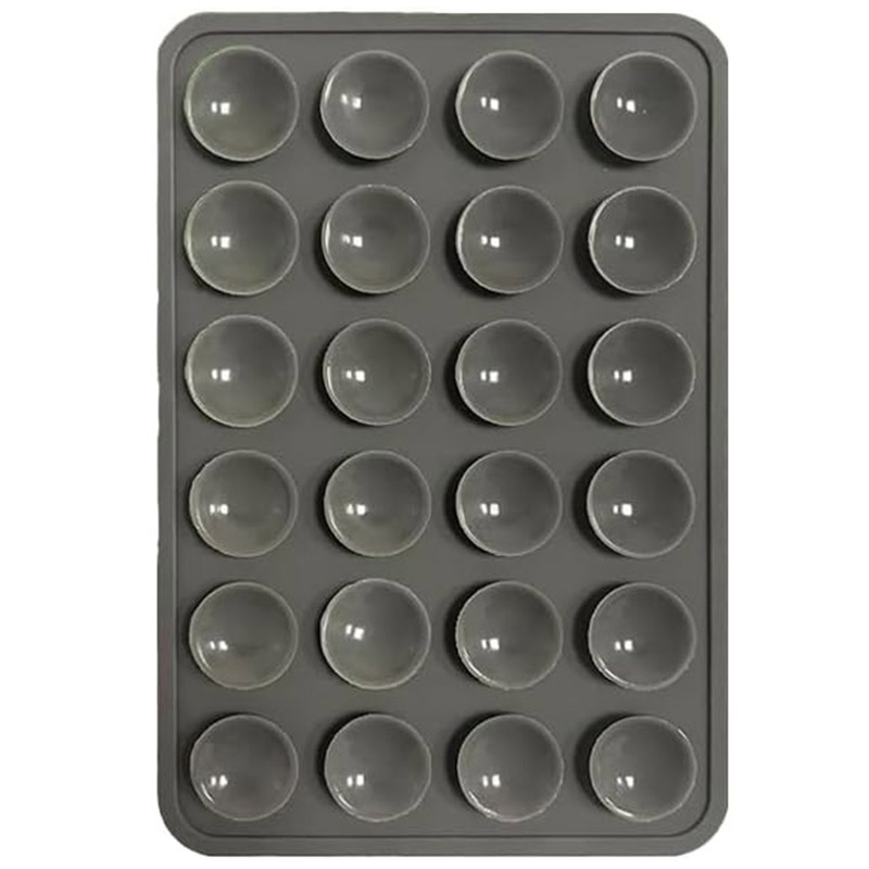 Держатель-присоска для телефона Double Side Silicone 80*55мм (Gray)