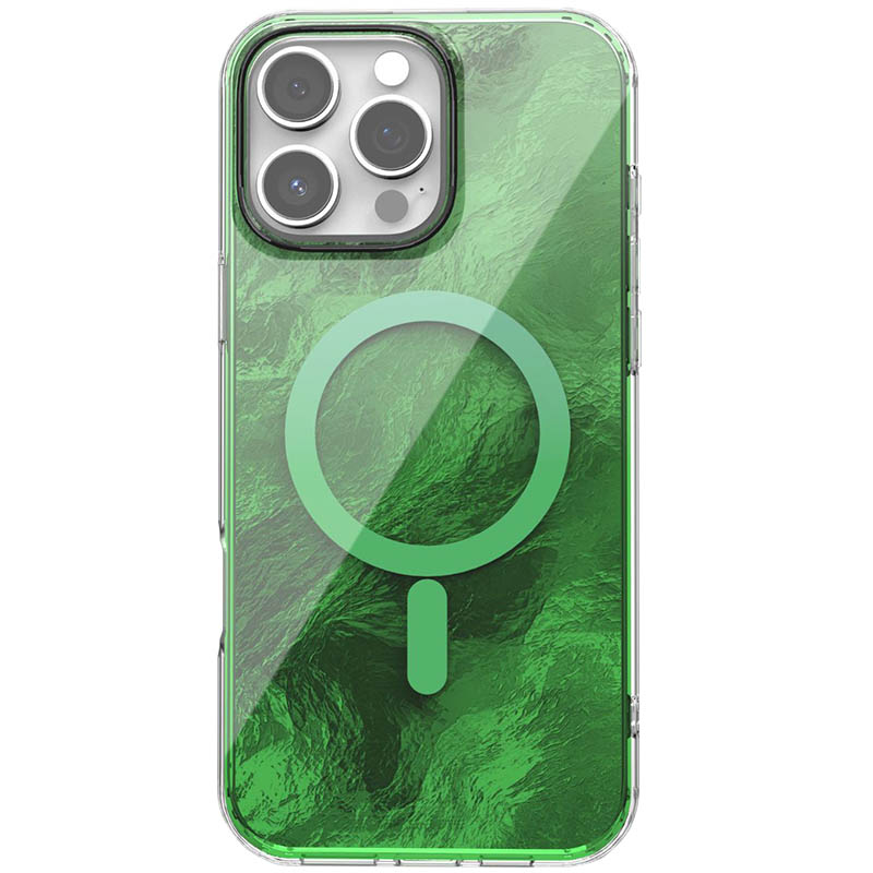 Чехол TPU Shiny Mountain (MagFit) для Apple iPhone 17 Air (6.6") (Green)