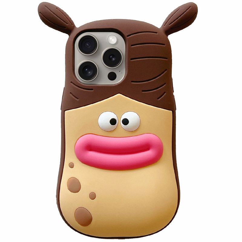 Силиконовый чехол Funny 3D для Apple iPhone 13 Pro (6.1") (He)