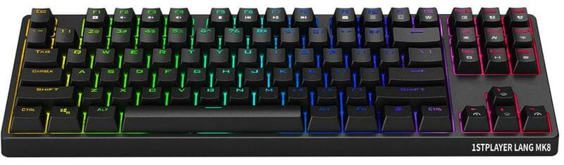 Игровая клавиатура 1stPlayer MK8 Lite Blue Switch USB (Black)