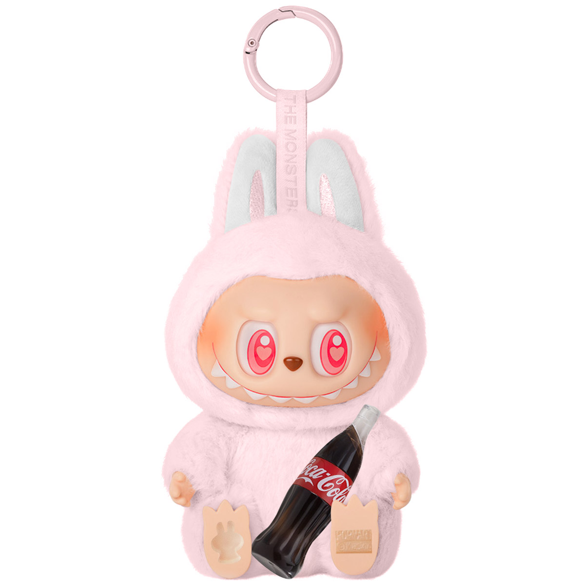 Игрушка - брелок Labubu monsters Pop Mart Big model Cola and Bottle with light and sound (Random color)