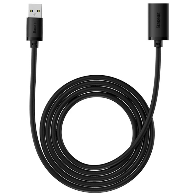 Кабель-удлинитель Baseus AirJoy Series USB3.0 Extension Cable 2m Cluster (B00631103111-03) (Black)