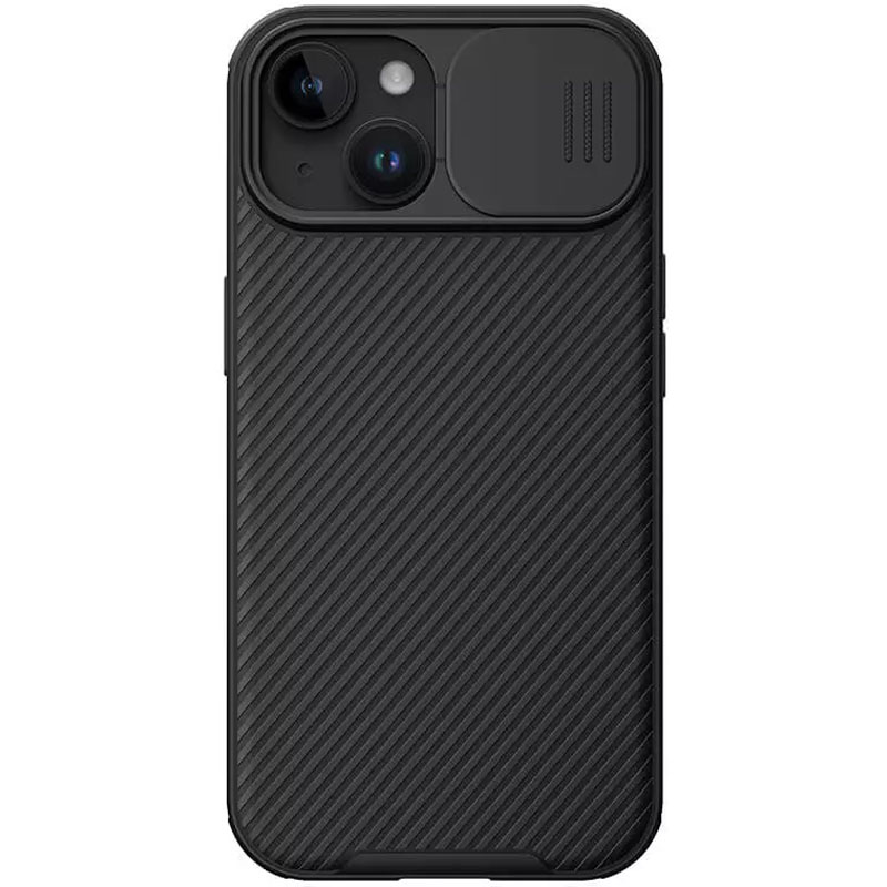 Карбонова накладка Nillkin CamShield Pro для Apple iPhone 15 Plus (6.7") (Black)