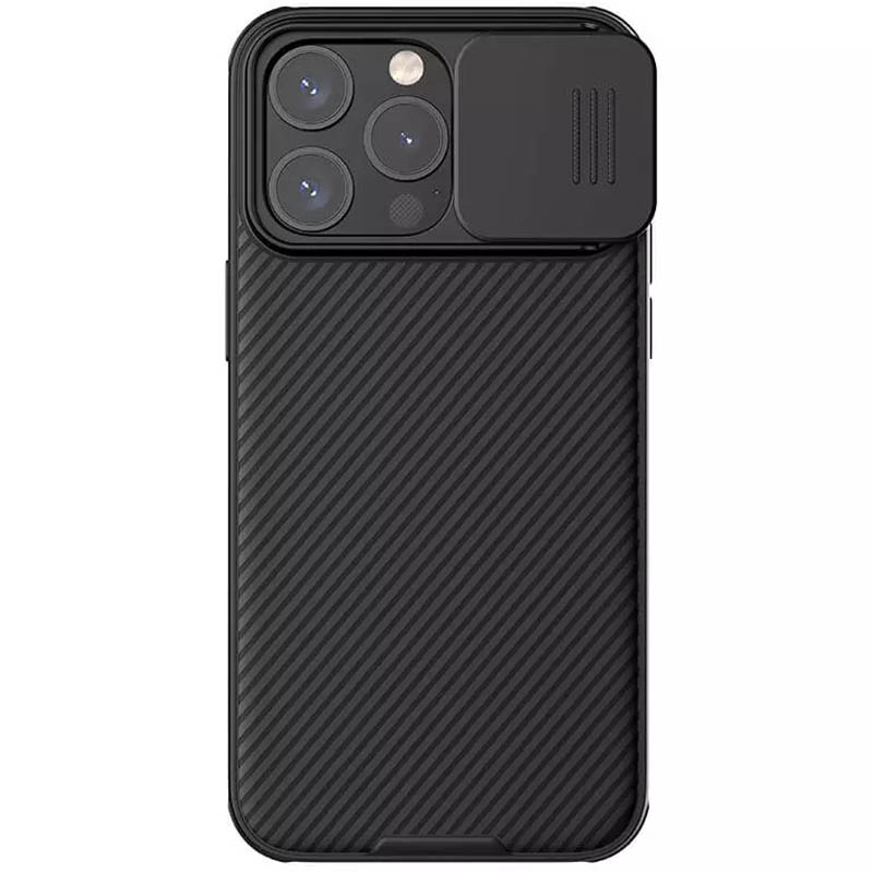 Карбоновая накладка Nillkin CamShield Pro для Apple iPhone 15 Pro Max (6.7") (Black)