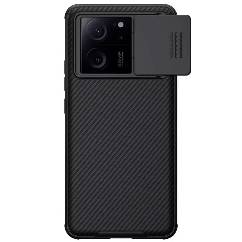 Фото Карбоновая накладка Nillkin CamShield Pro для Xiaomi Redmi K60 Ultra / 13T / 13T Pro Black на onecase.com.ua