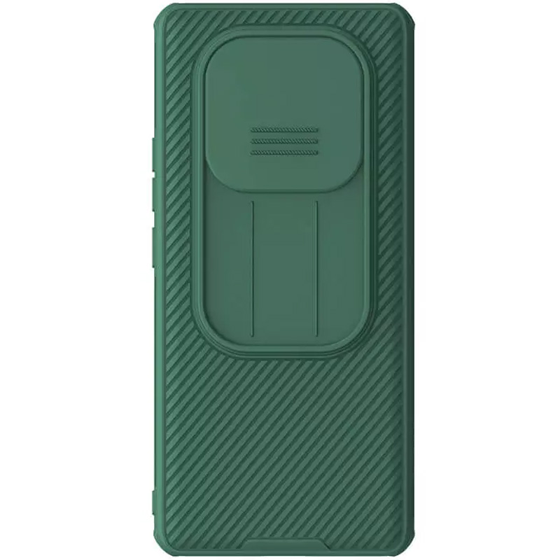 Карбоновая накладка Nillkin CamShield Pro для Xiaomi Redmi Note 14 Pro 5G (Deep Green)