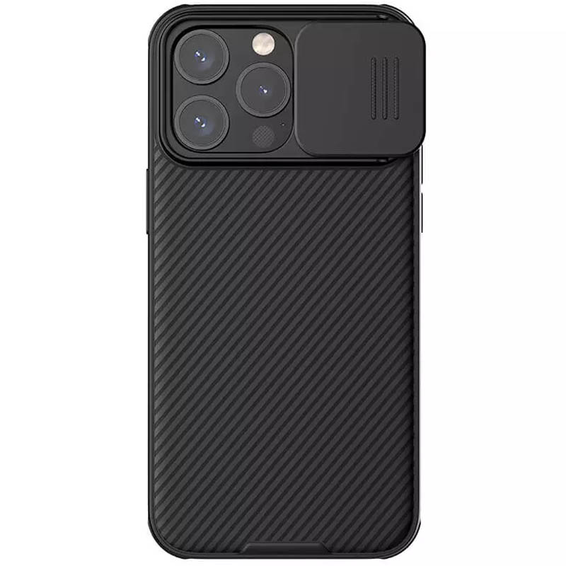 Карбонова накладка Nillkin CamShield Pro Magnetic для Apple iPhone 15 Pro (6.1") (Black)