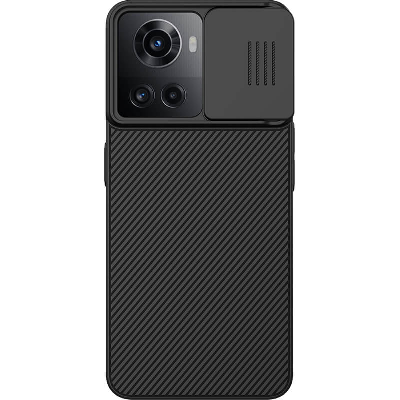 Карбоновая накладка Nillkin Camshield (шторка на камеру) для OnePlus Ace 5G (Черный / Black)